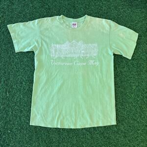 Vintage Lime Green Victorian Cape May Graphic Tee